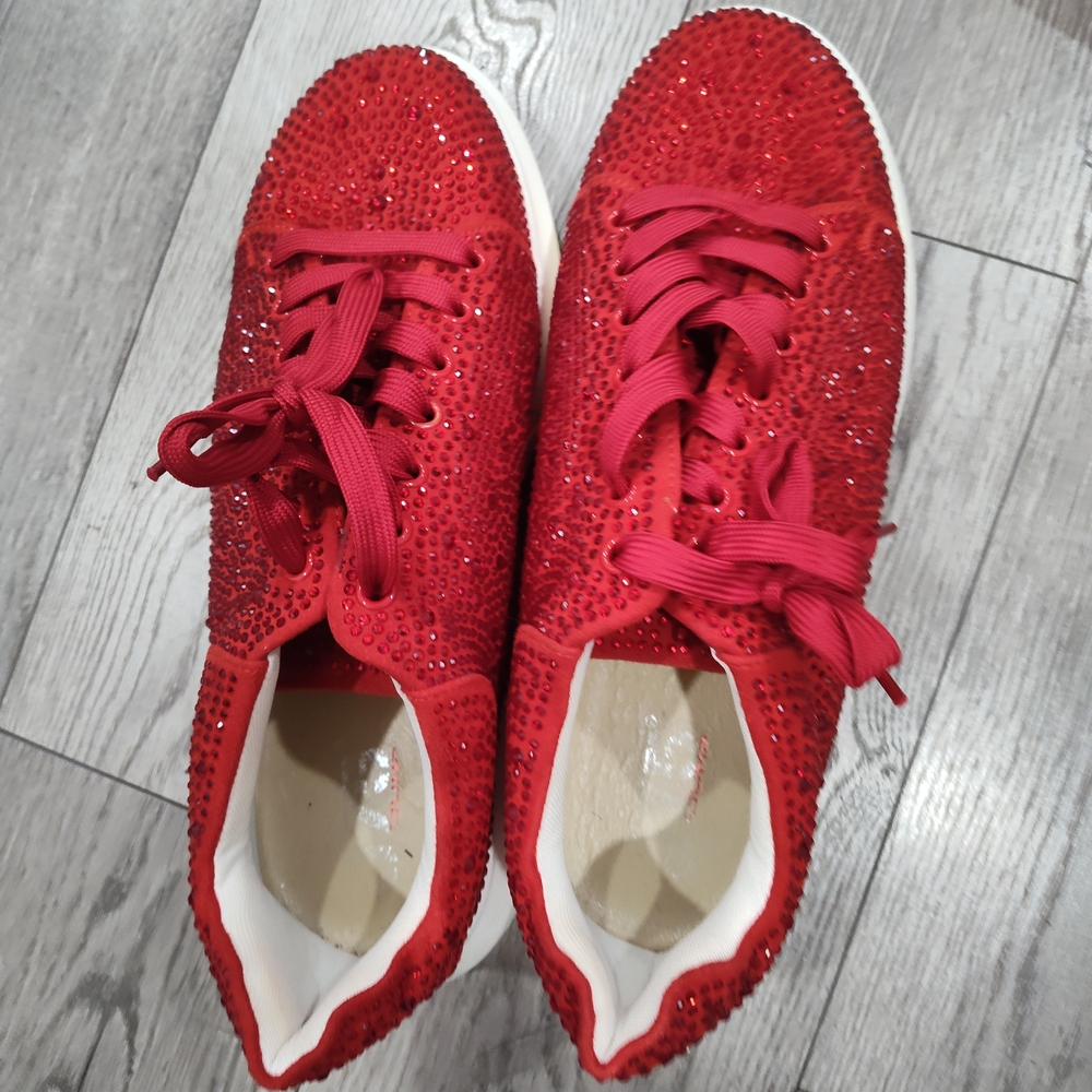 Sparkling Red Women's Sneakers
